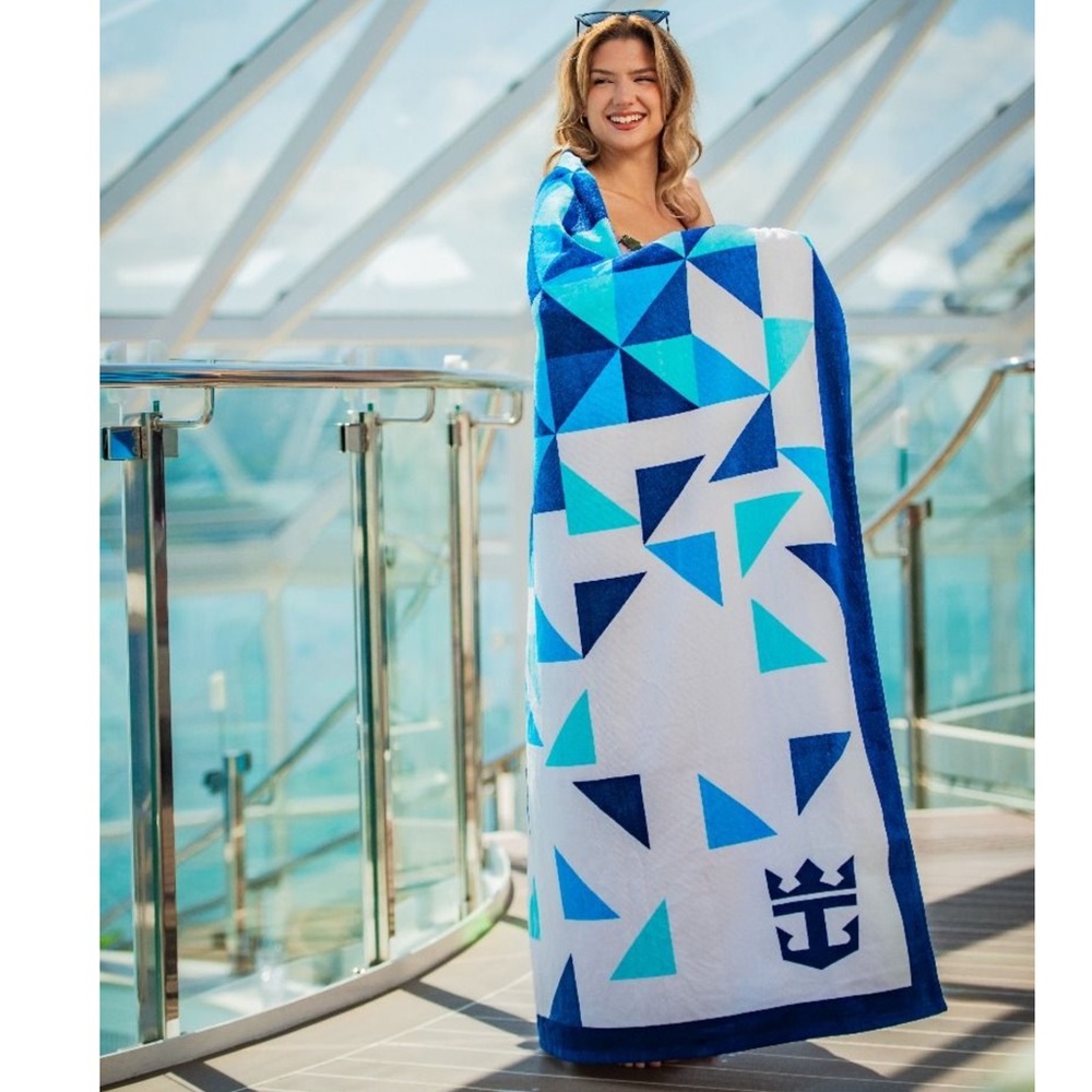 Beautiful and extra large Royal Caribbean Beach Towel